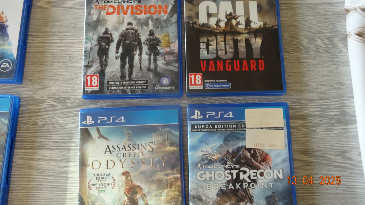 ZGAN PS4 GAMES, geen krasjes, BIEDEN per stuk,geen koeriers