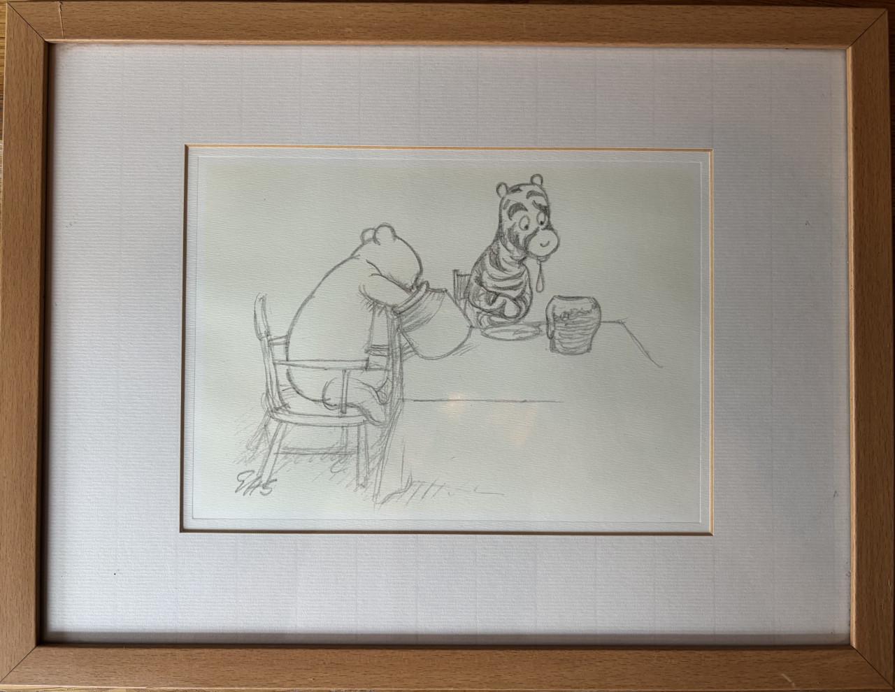 Schetsen Winnie de Poeh