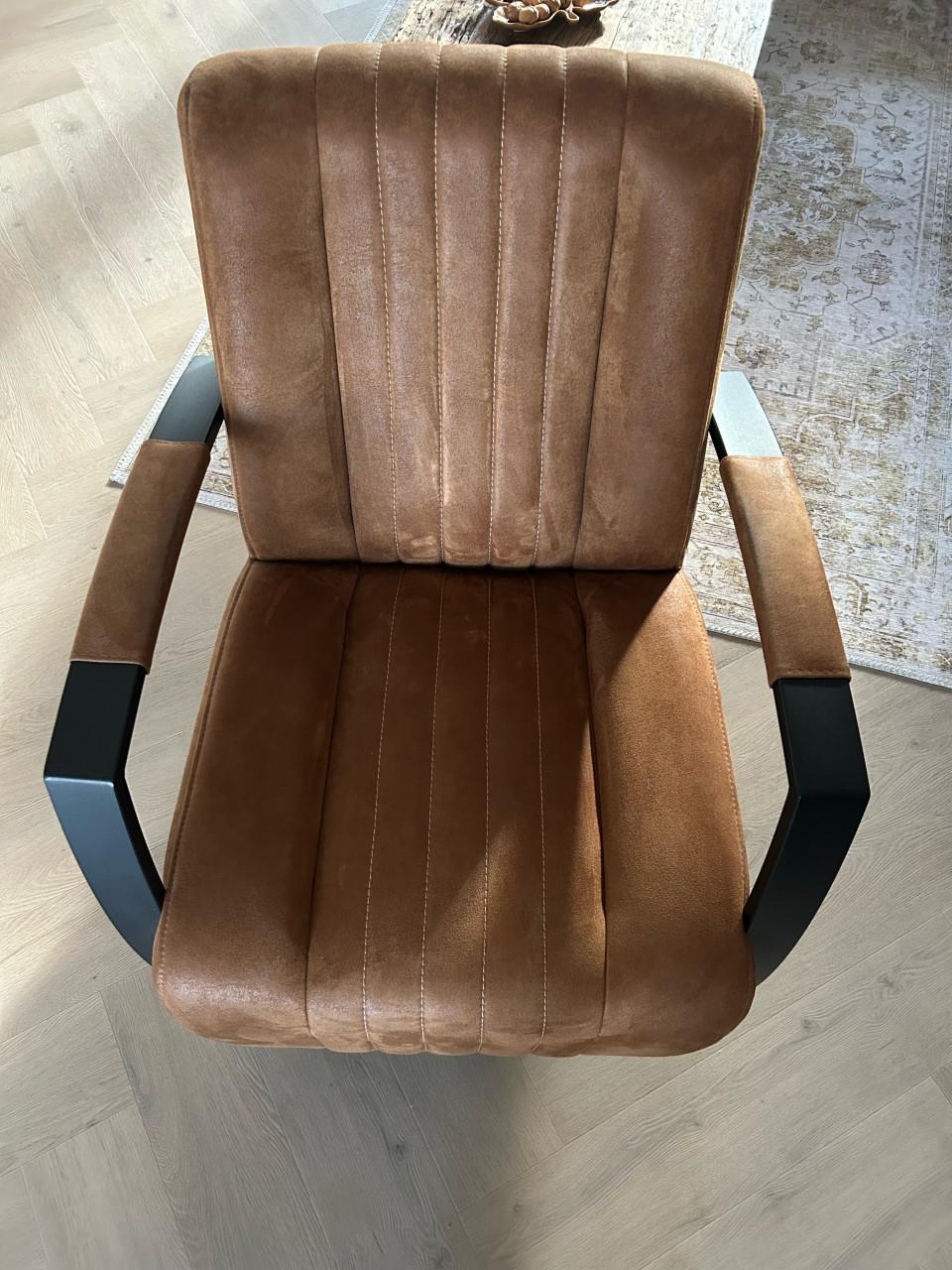 Draaifauteuil bruin