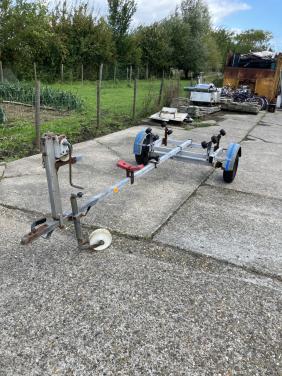 Boottrailer met verlichting