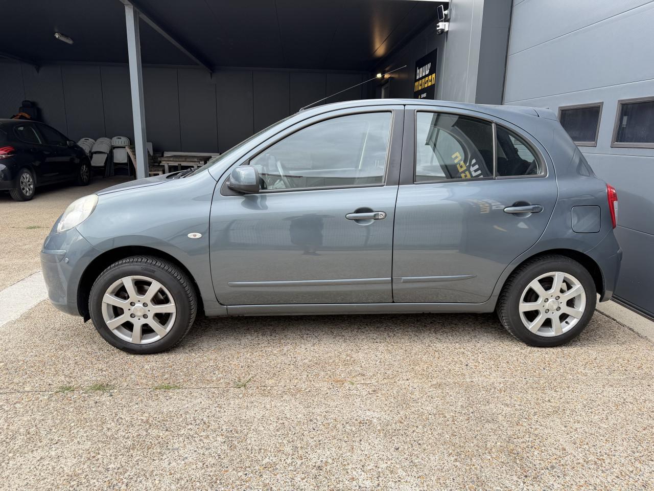 Nissan Micra 1.2 Connect 5DRS 2011 Grijs Airco Apk Cruise Navi