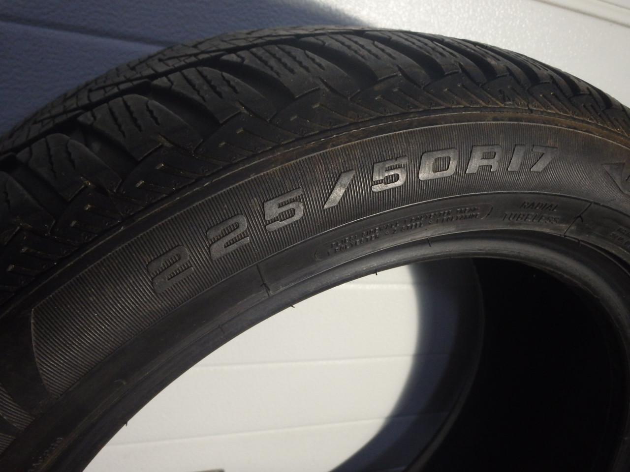 Mooie set FULDA 225/50-17 WINTERBANDEN 6-7mm