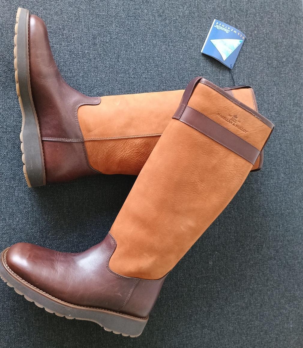 EXCLUSIEVE  -   LEDEREN all-weather boots - merk Magellan&Mulloy - maat 39