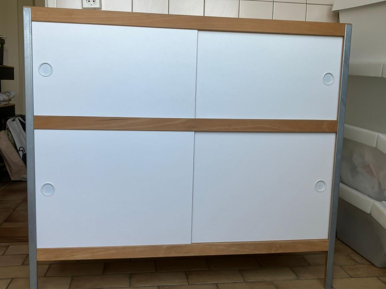 2 witte Kewlox kasten zgan ook per stuk te koop