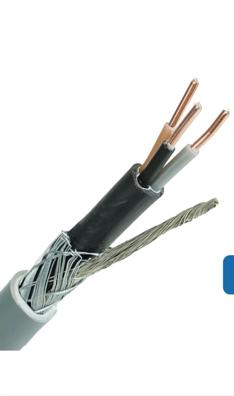 Buitenkabel koper €6,- per M 4X6 - 3X2,5