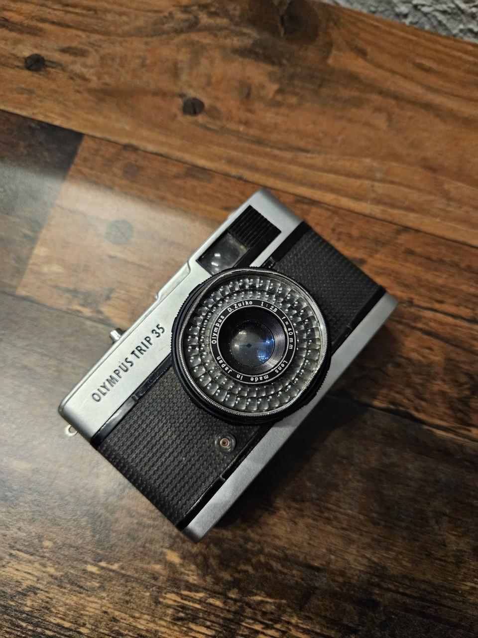 Werkende olympus Trip 35 Vintage Compact Camera