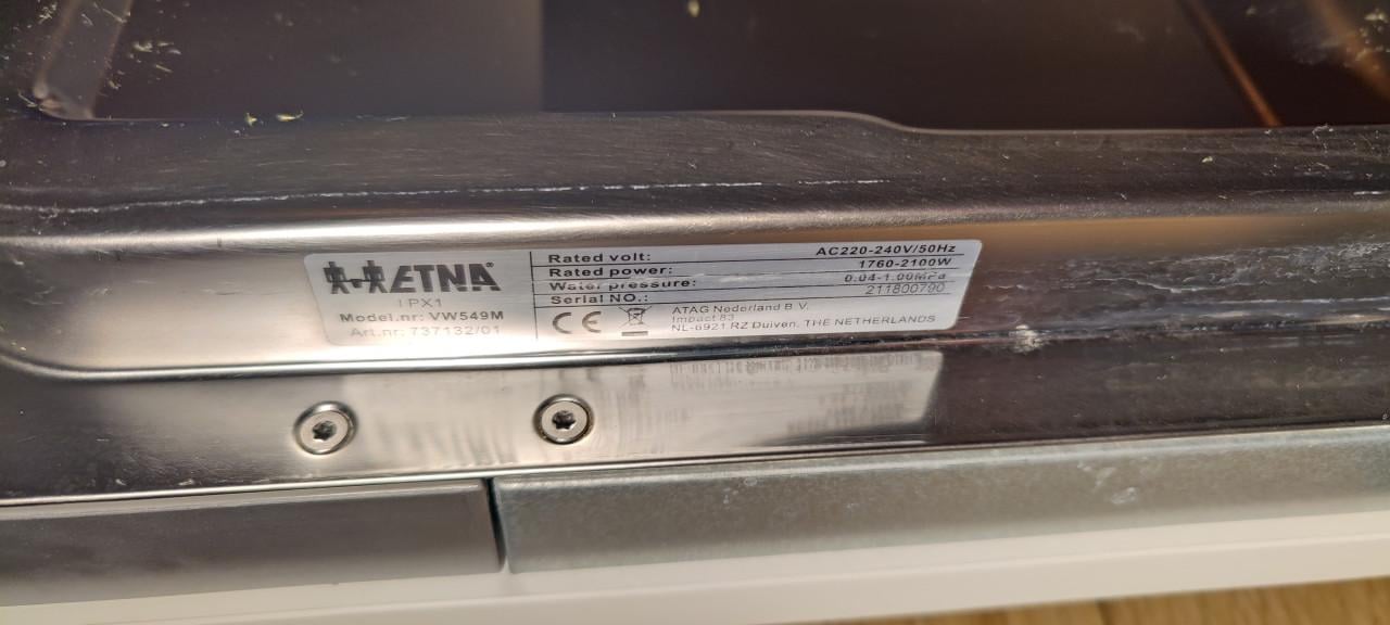 Etna Inbouwvaatwasmachine 2021 - gebruikt maar goede staat!