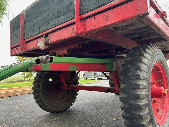 Hooi wagen - Platte kar