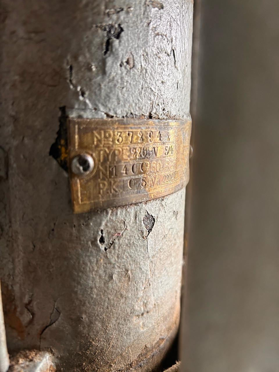 Vintage industriële kolomboormachine EMF Dordt 226 BV 5/4 – werkend