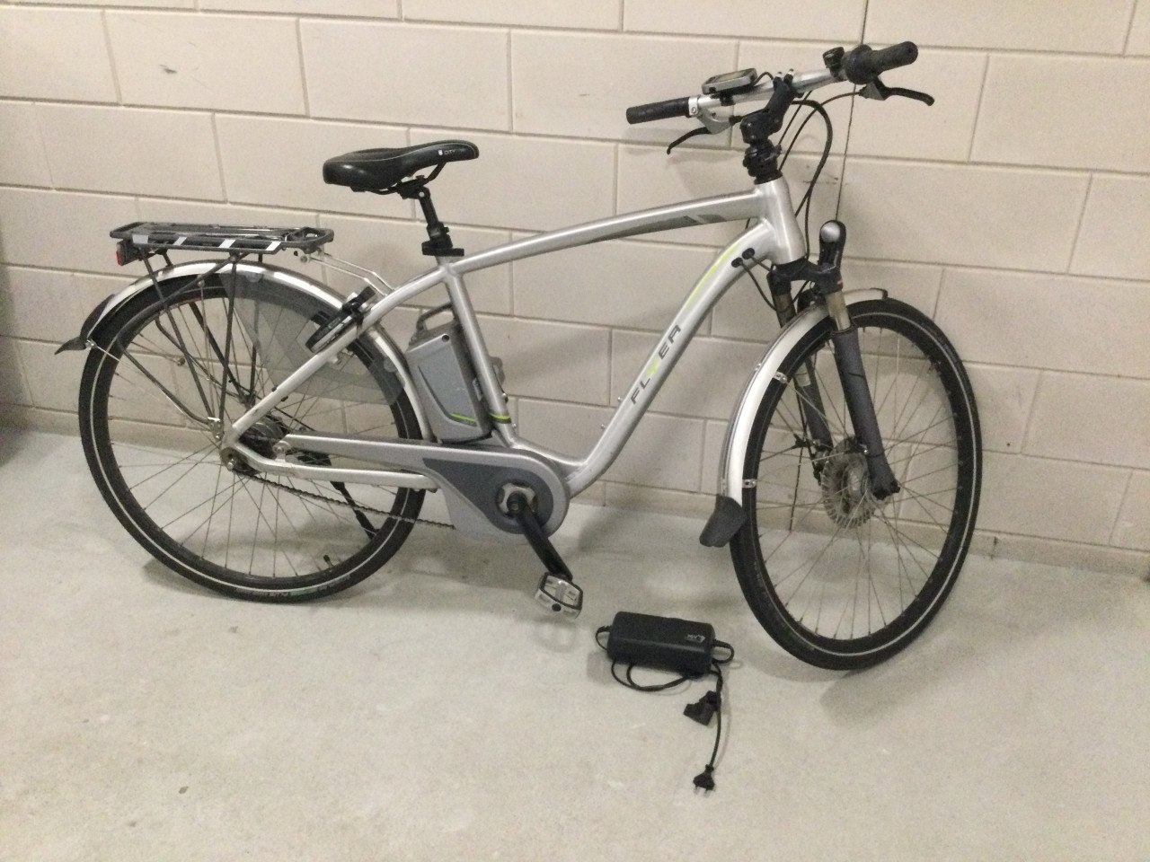 Fiets met ondersteuning