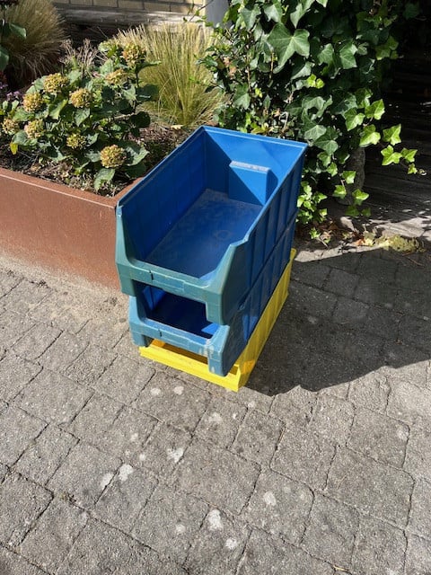 Magazijnbakken 3 stuks