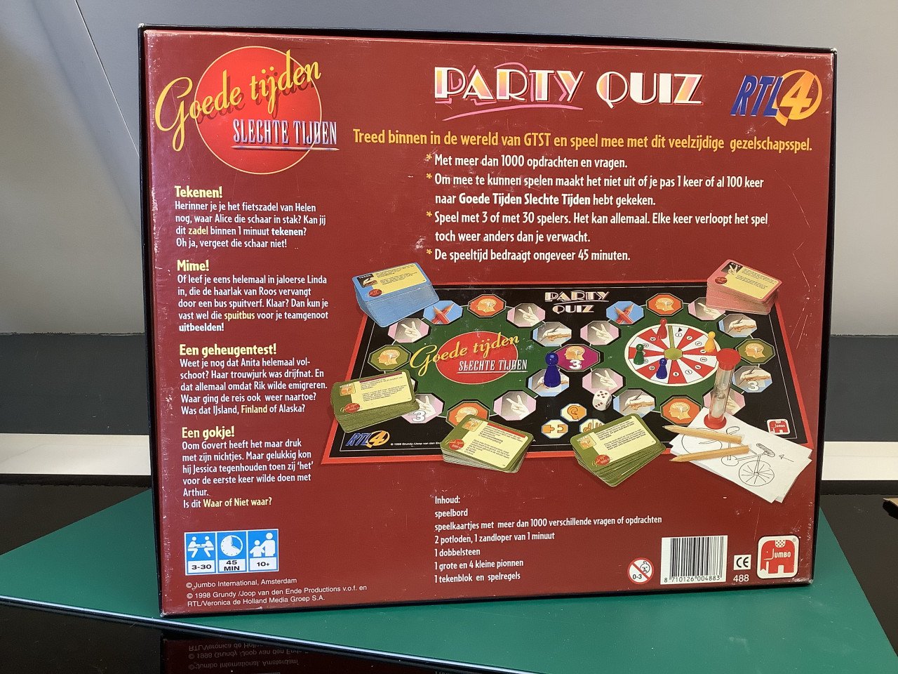 Bordspel GTST Party Quiz. Compleet. Goede tijden, slechte tijden.