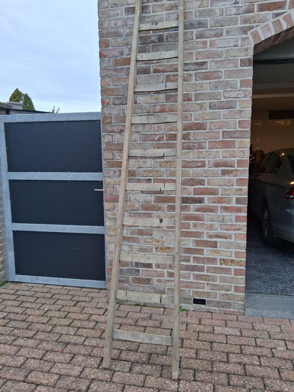 Houten ladder