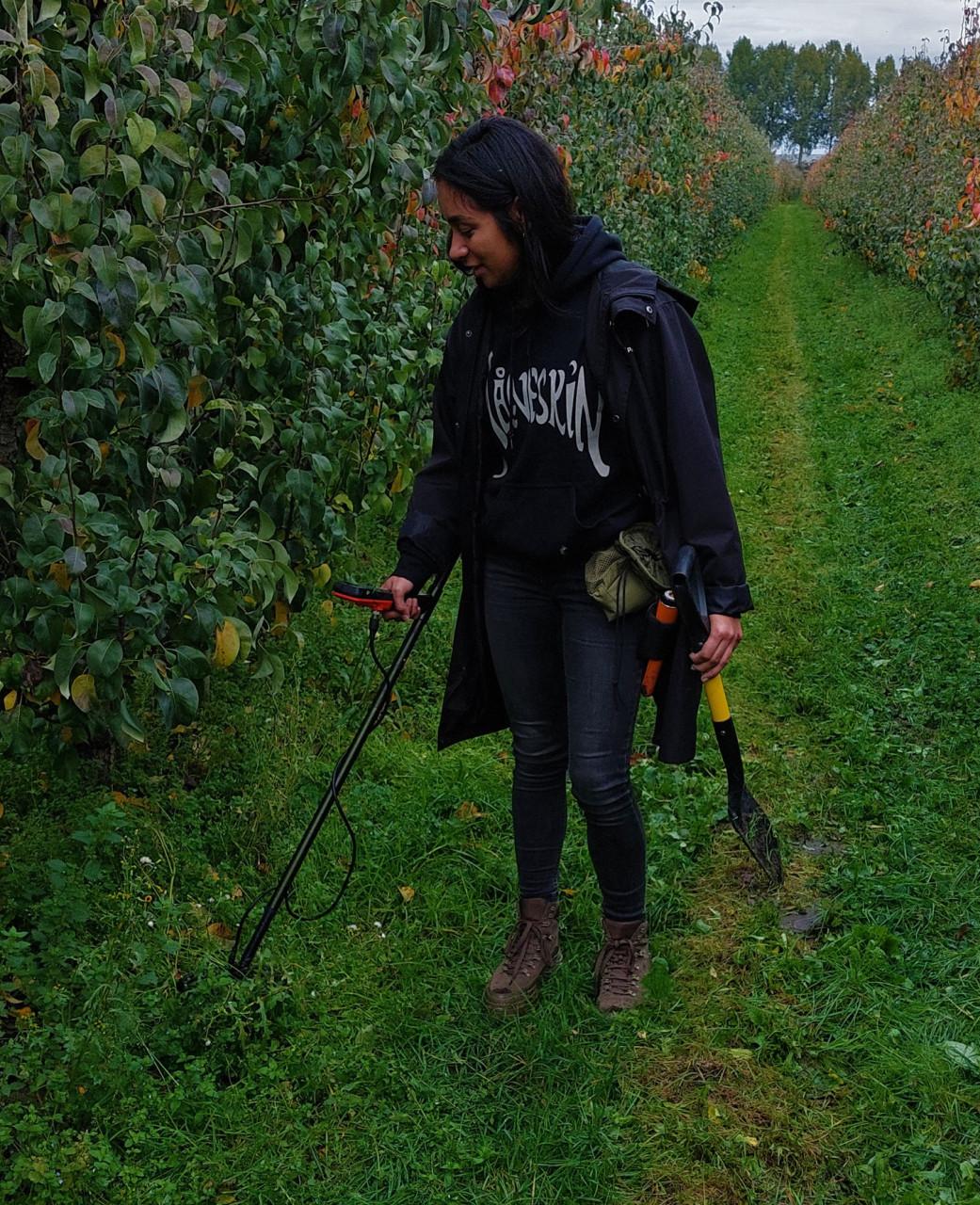 Metaaldetectie workshops op akkers, weilanden en boomgaarden