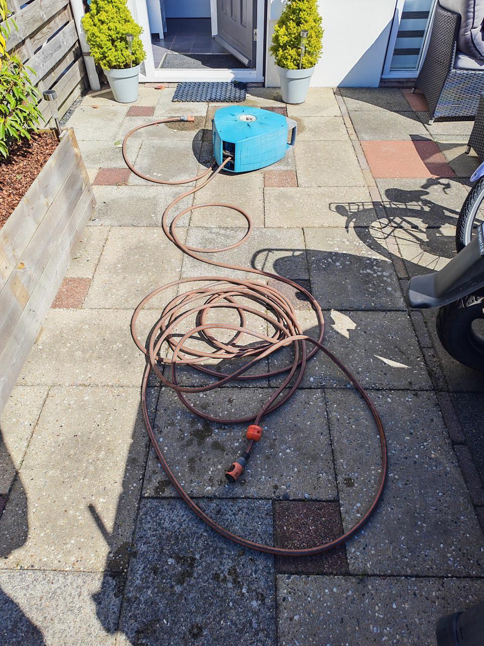 Gardena slang haspel