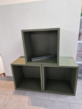 Ikea kubus 35x35x35 groen