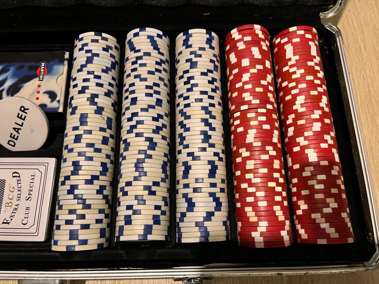 Poker set incl koffer