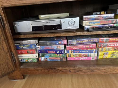 Videorecorder Sony met VHS banden