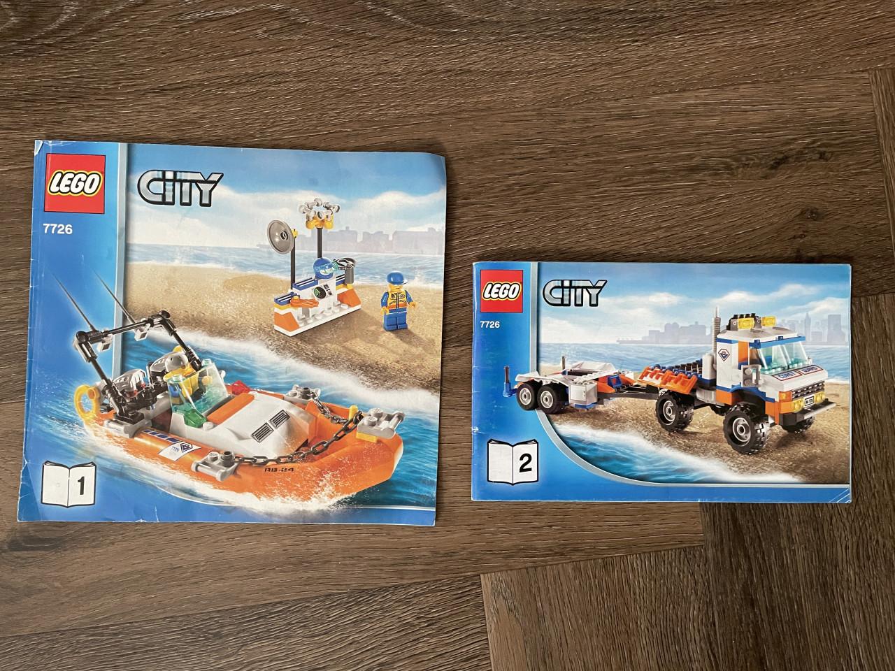 Lego City: Kustwachttruck met speedboot 7726
