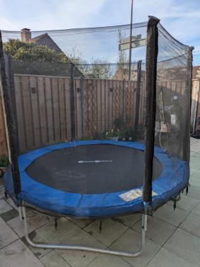 Viking Choice Trampoline 244 cm Blauw - Incl. Veiligheidsnet & Ladder
