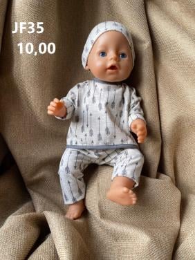 Poppenkleertjes baby born. 3-deligeset. Opbrengst KiKa.