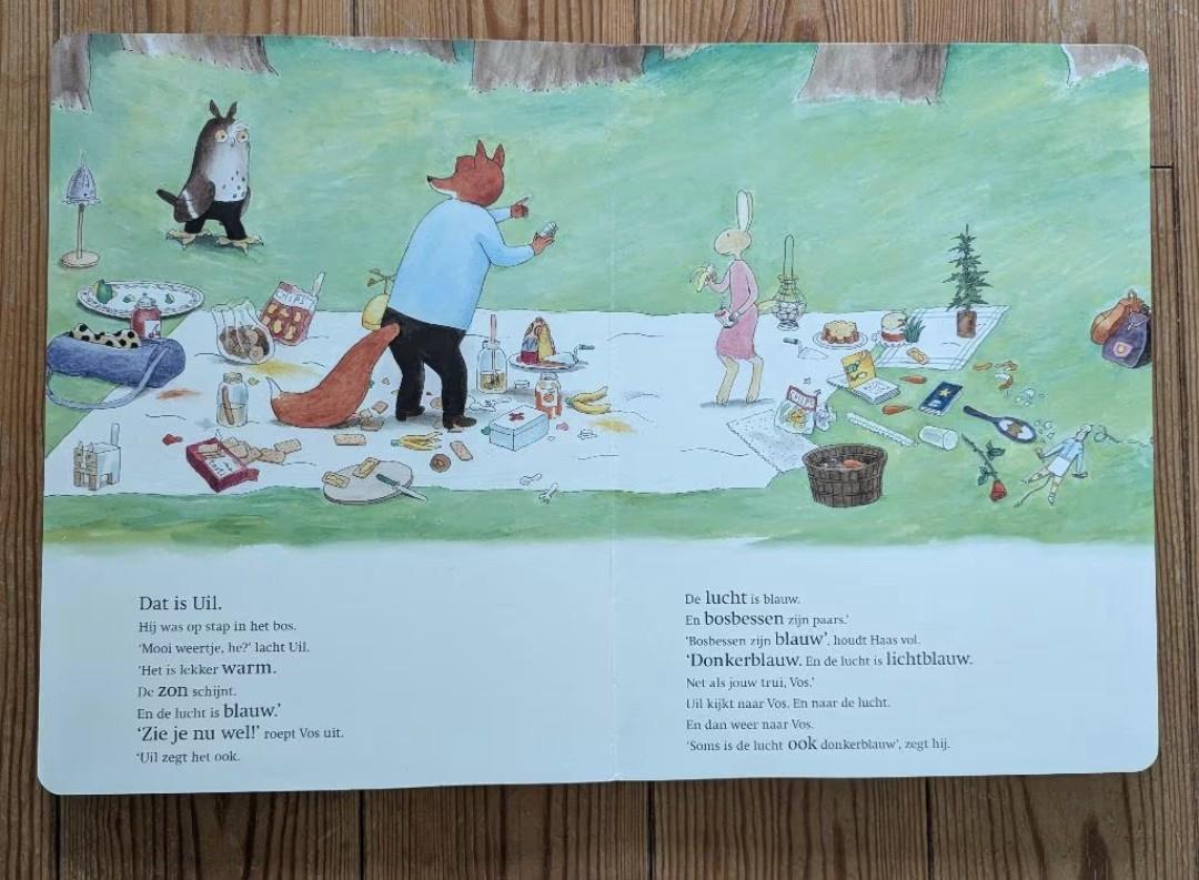 Boek Vos en Haas, blauw is saai van Lannoo