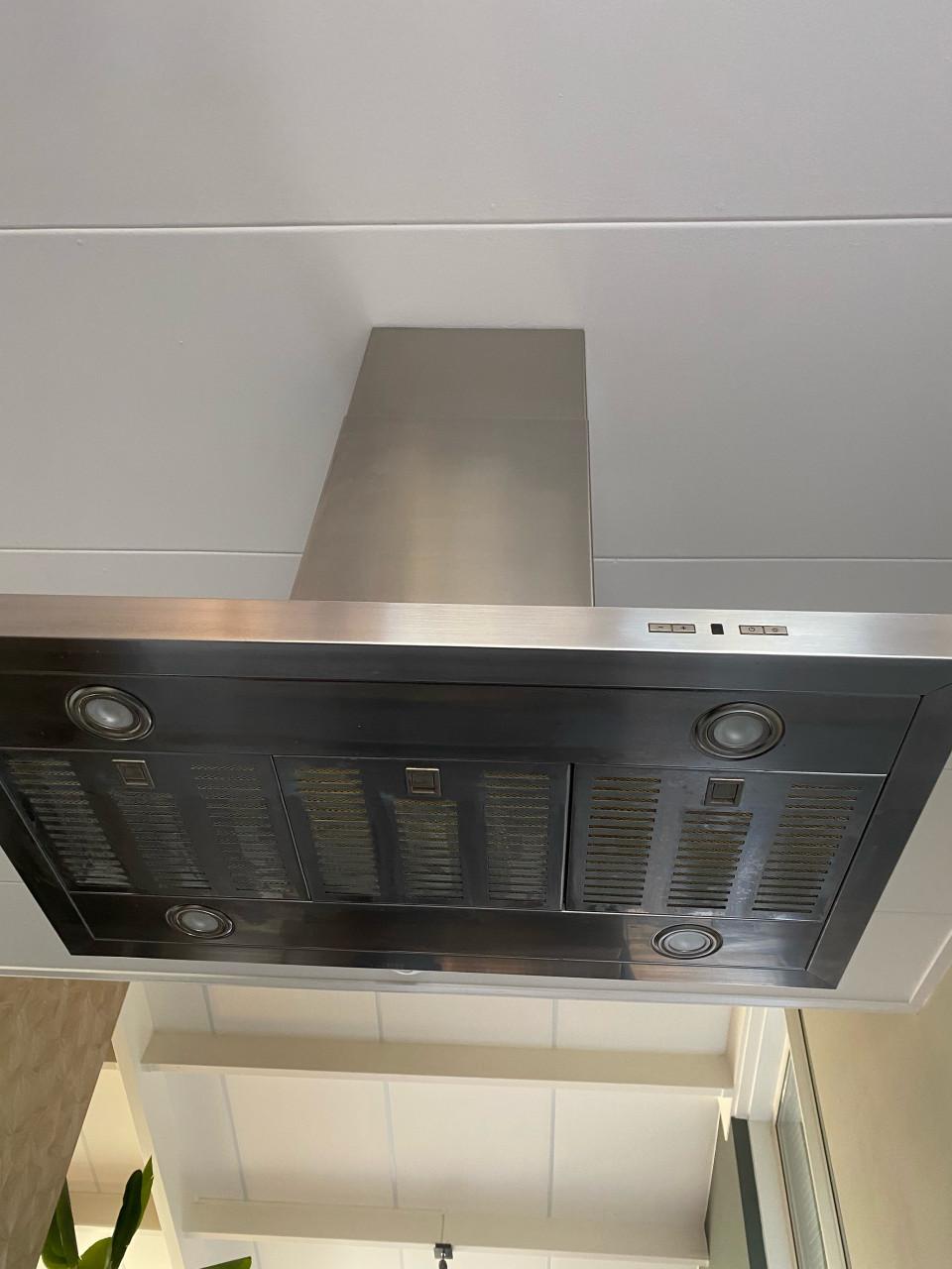 Pelgrim eiland afzuigkap rvs