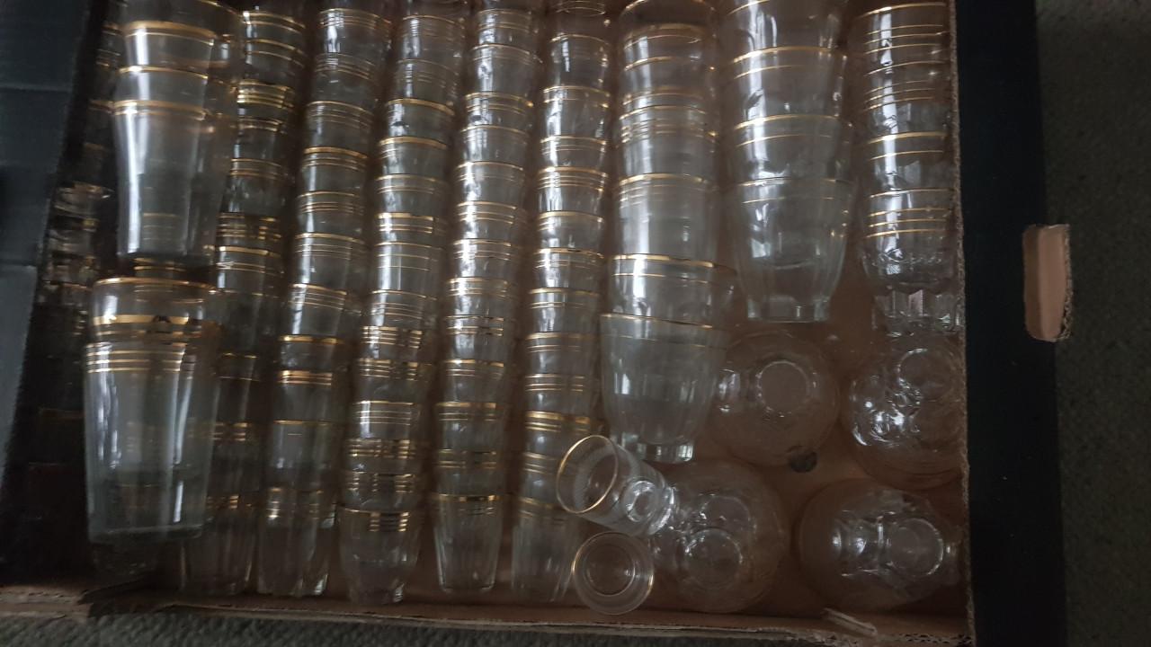 Grote partij jaren 50 borrelglaasjes