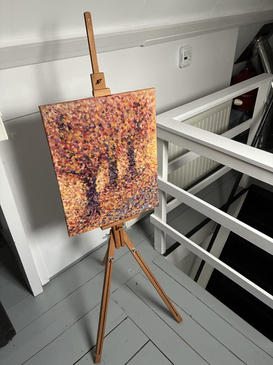 Schildersezel makkelijk mee te nemen