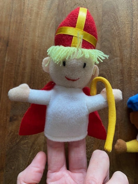 Sint en Piet | Vingerpoppetjes