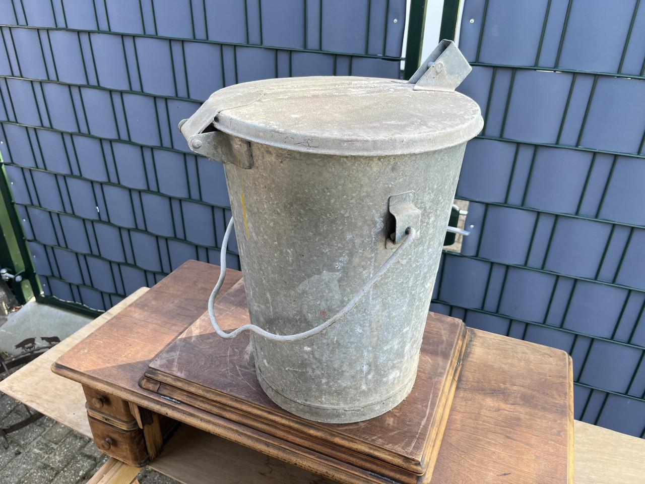 Vuilnisemmer staal verzinkt