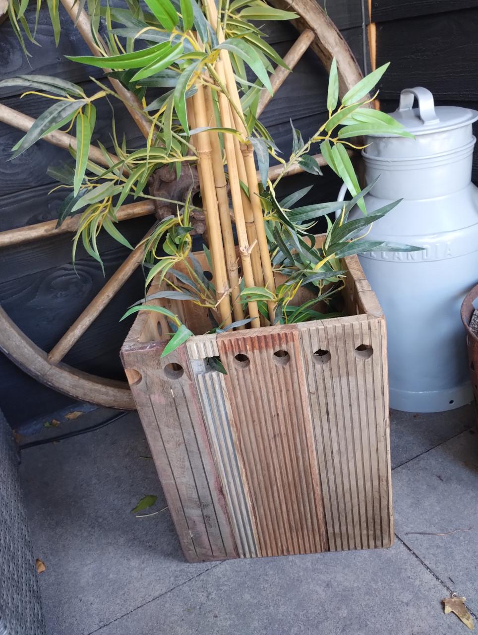 Houten plantenbak