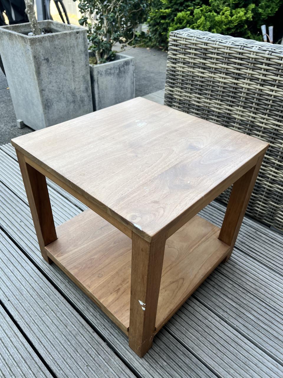 Eikenhouten salontafel