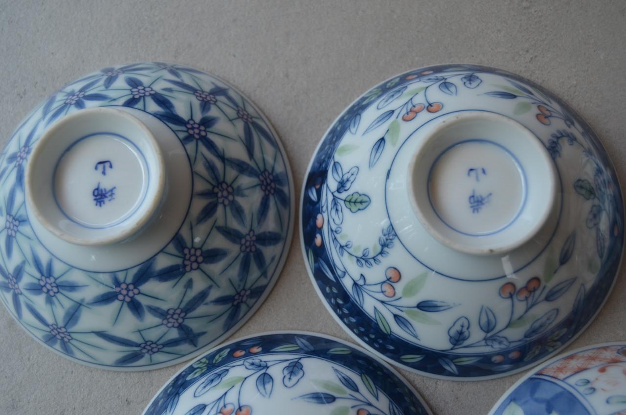 5 Prachtige Chinese rijstkommen ipst! 3 Decors.