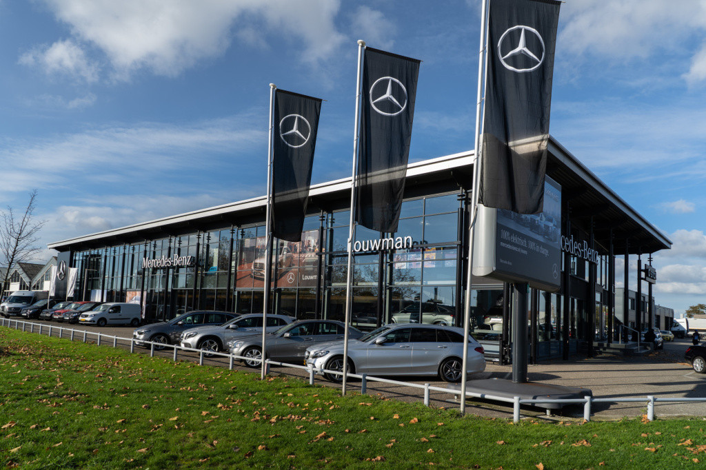 Mercedes-Benz S-klasse 450 4matic lang amg line | dodehoekdetector | panora