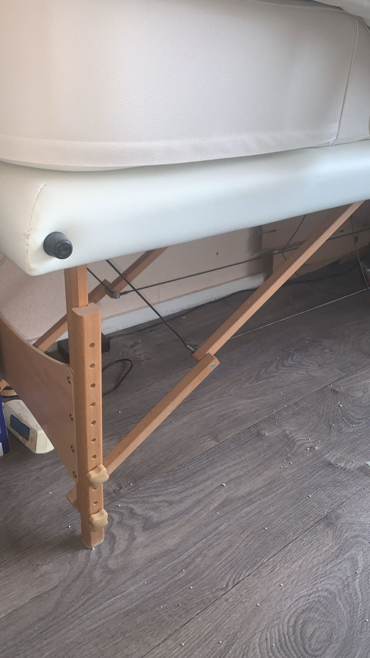 Massage matras en tafel