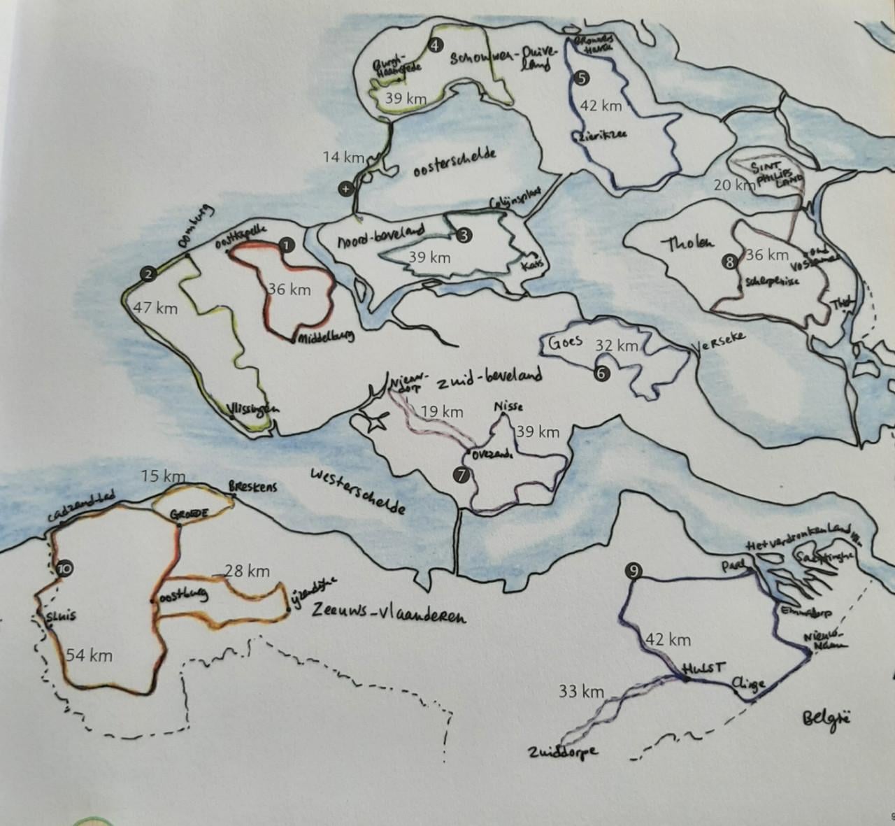 Rij met me mee, ZLD, Fietsgids voor Zeeland