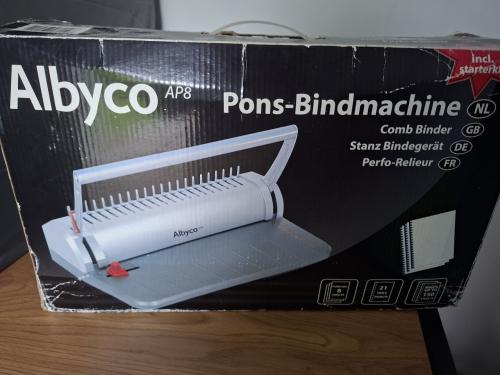 Albyco inbind machine