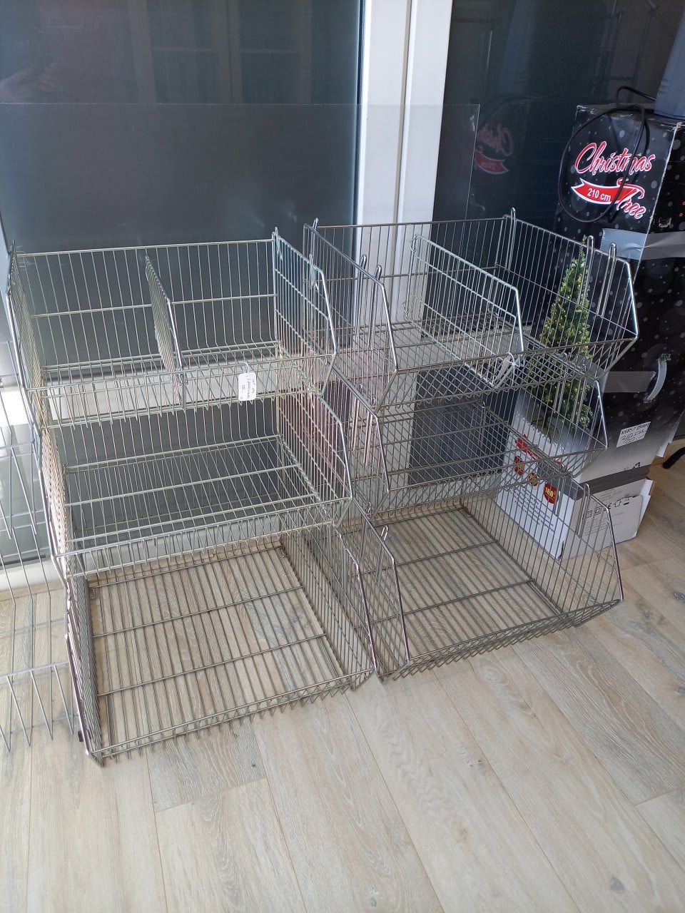 Set van 3 draadmanden