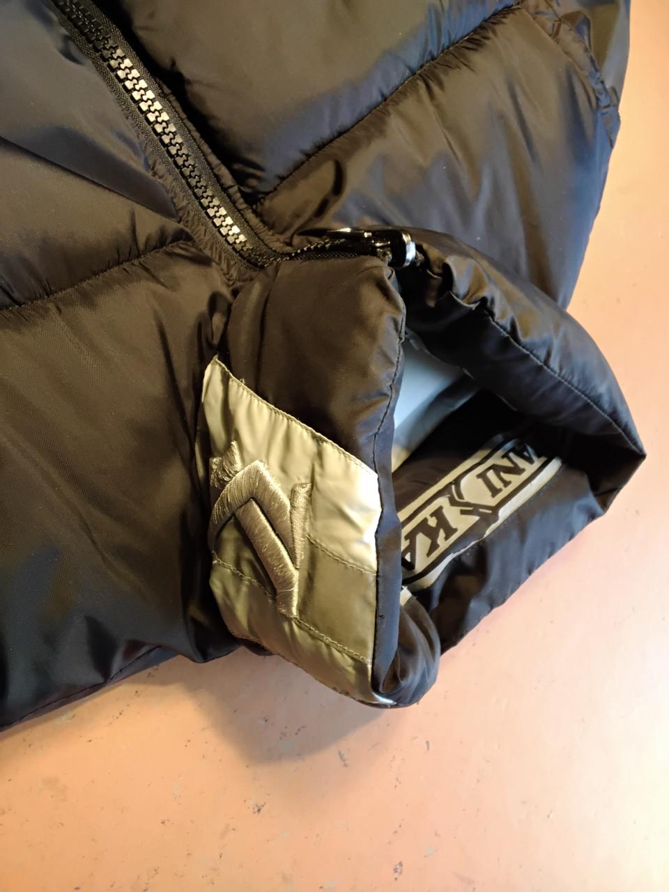 Karl Kani puffer winterjas zwart/grijs