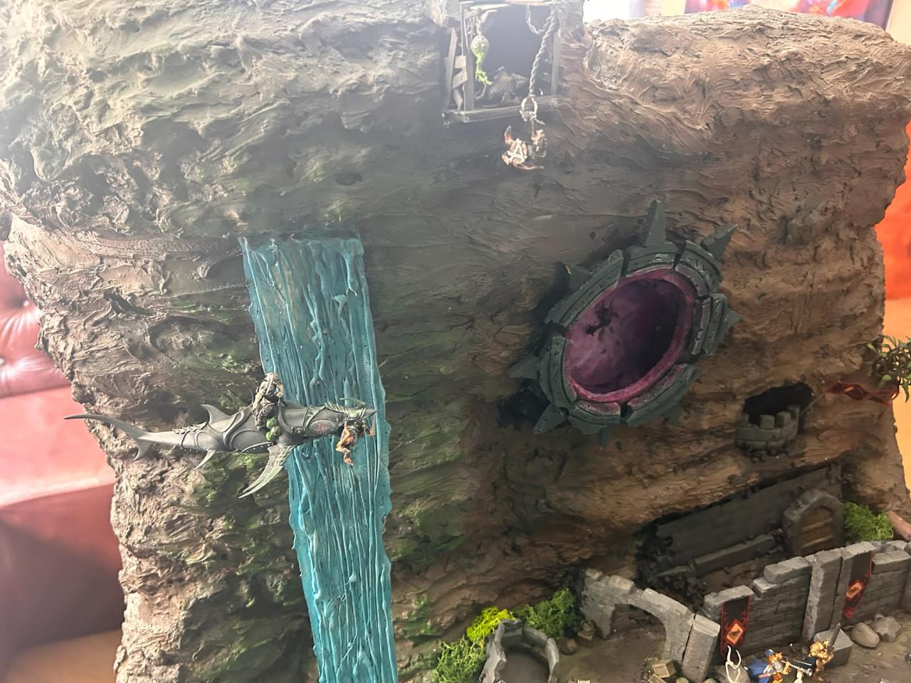 Uniek Meesterwerk: Handgemaakt Warhammer Diorama / Speelbord!