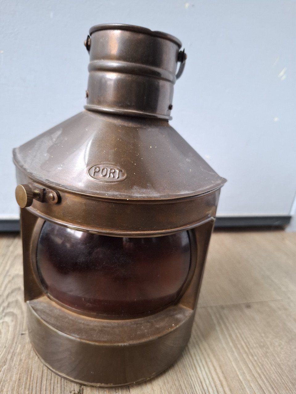 Scheepslamp koper