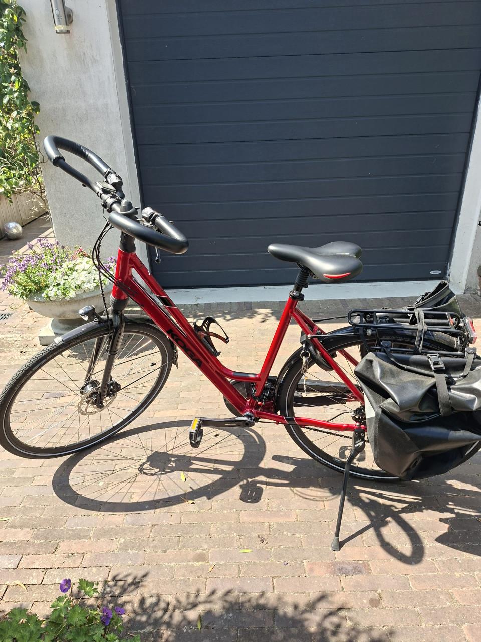 Rode Koga damesfiets