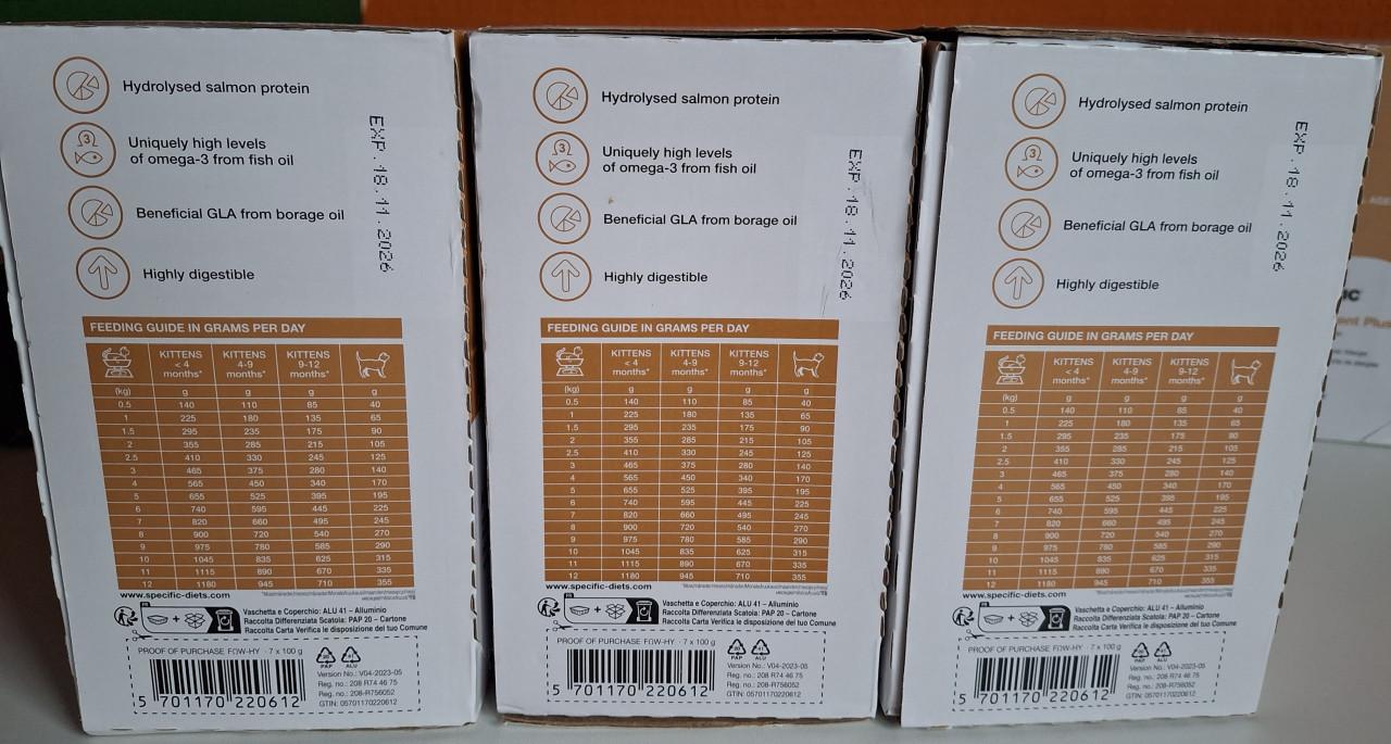 SPECIFIC Allergen Management Plus voor katten 6 dozen van 7x 100g