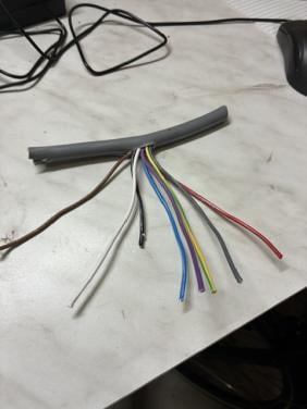 40 mtr vmvk kabel 8 x 1,5 mm