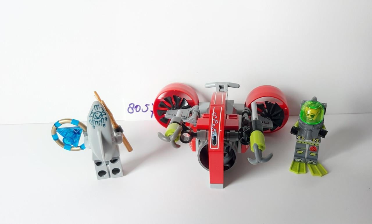 LEGO Atlantis 8057: Slag bij het scheepswrak 2 figuren