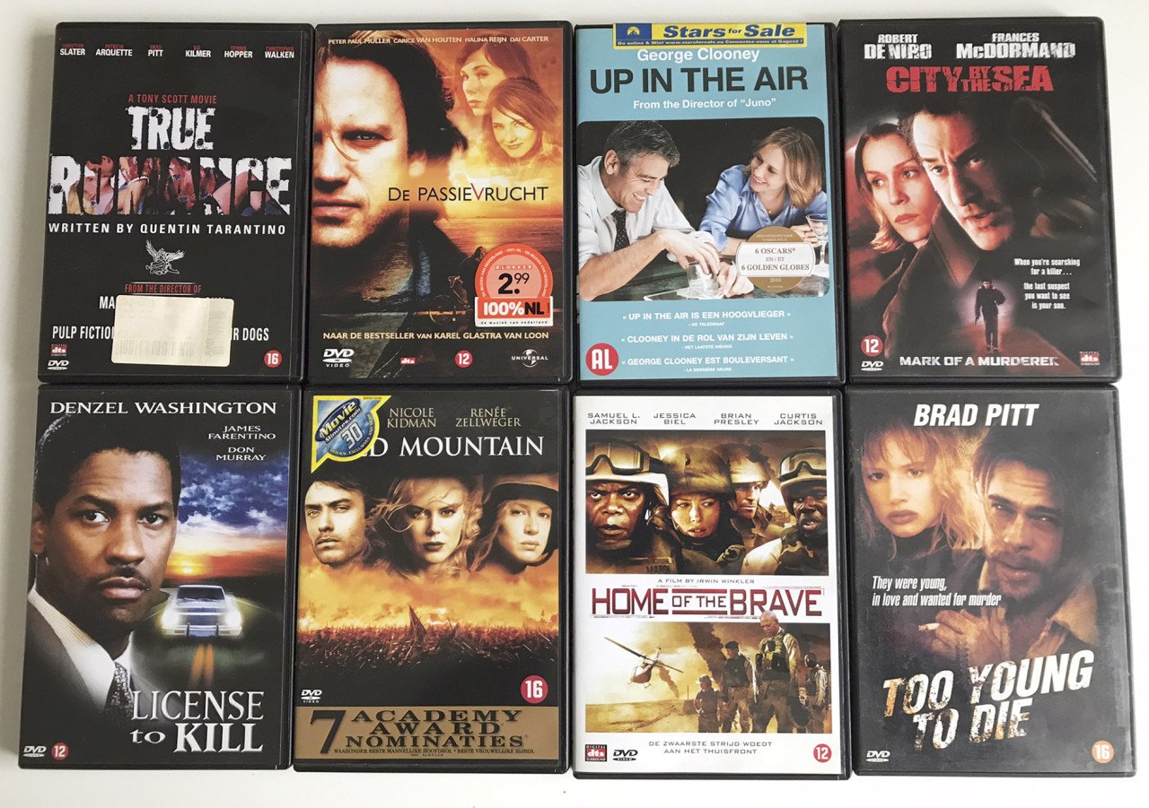 48 DVD's met goede films