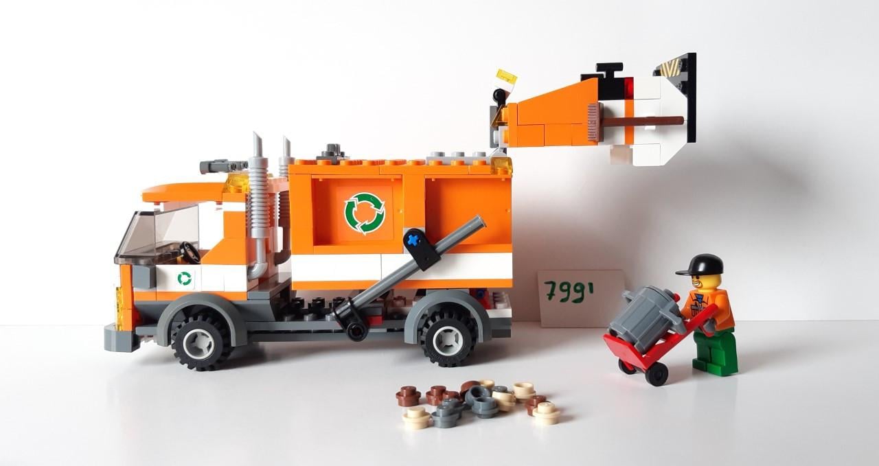 Lego 7991: vuilniswagen / recycle truck