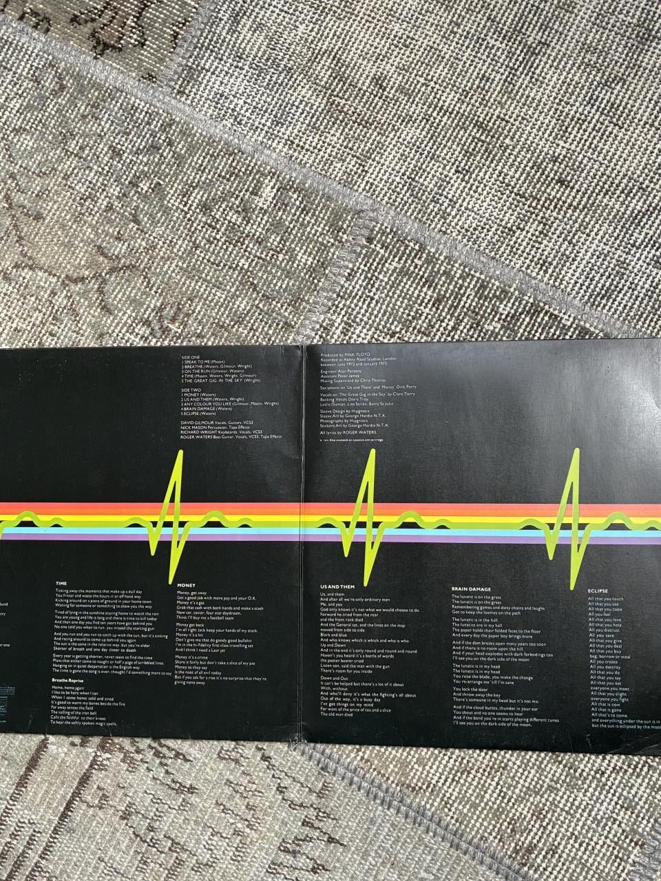 Dark Side of the moon lp  UK persing 1973