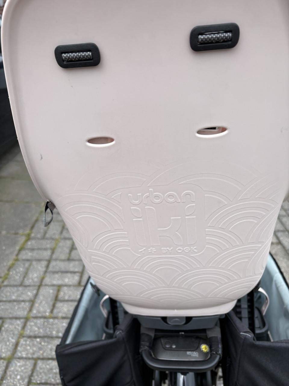 Urban Iki fietsstoel achter met adapter